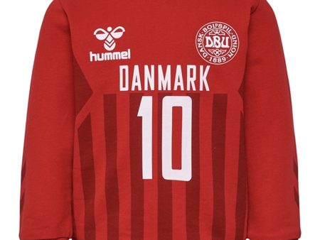 Hummel DBU VM 2022 Tango Red Celebrate Mini Sweatshirt on Sale