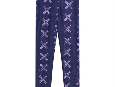 Kenzo Leggings Plum Cheap