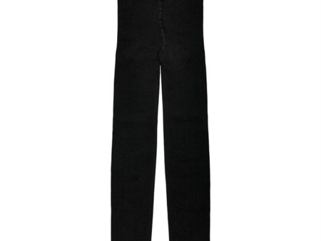 Kids ONLY Black Kenja Fleece Tights For Cheap