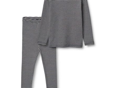 Wheat Navy Stripe Mads Pyjamas Online Sale