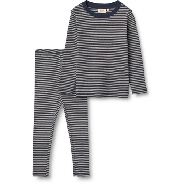 Wheat Navy Stripe Mads Pyjamas Online Sale