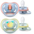 Philips Avent Ultra Air Napp 0-6 mdr Ananas Papegøje 2-pak Discount