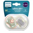 Philips Avent Ultra Air Napp 6-18 mdr Løve Flodhest 2-pak For Cheap