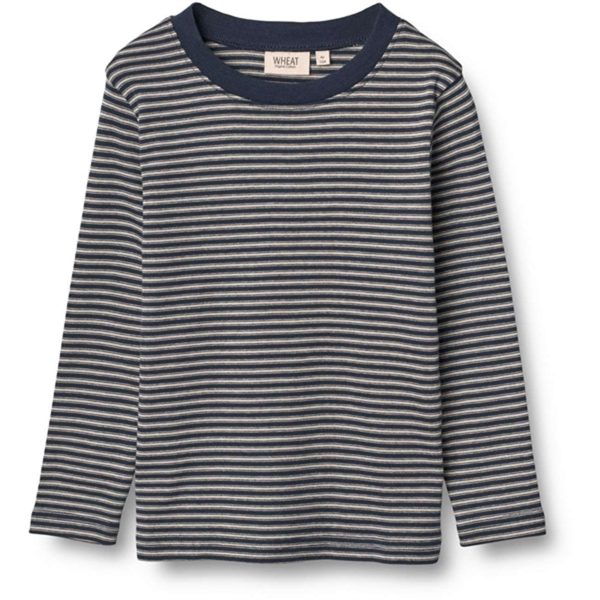 Wheat Navy Stripe Mads Pyjamas Online Sale