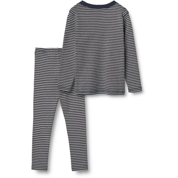 Wheat Navy Stripe Mads Pyjamas Online Sale