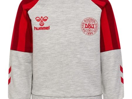 Hummel DBU VM 2022 Light Grey Melange Honor Mini Sweatshirt Supply