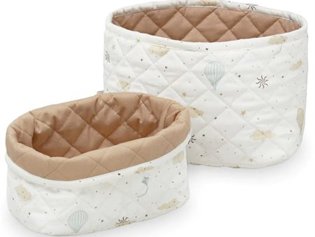 Cam Cam Copenhagen Quilted Förvaringskorg 2-Pack Dreamland Camel Supply