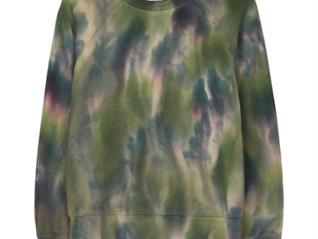 Finger In The Nose Hubert Wood Cream Tie & Dye Sweatshirt Hot on Sale