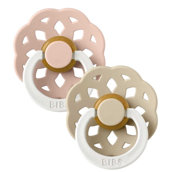 Bibs Boheme Latex Nappar Glow 2-pak Blush Vanilla For Cheap