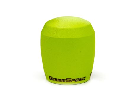 GrimmSpeed Stubby Shift Knob Stainless Steel - Subaru 5 and 6 Speed Manual Transmission - Neon Green Online now