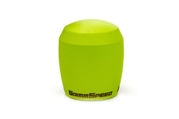 GrimmSpeed Stubby Shift Knob Stainless Steel - Subaru 5 and 6 Speed Manual Transmission - Neon Green Online now