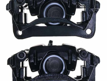 Power Stop 10-23 Lexus GX460 Rear Black Caliper - Pair w Bracket For Discount