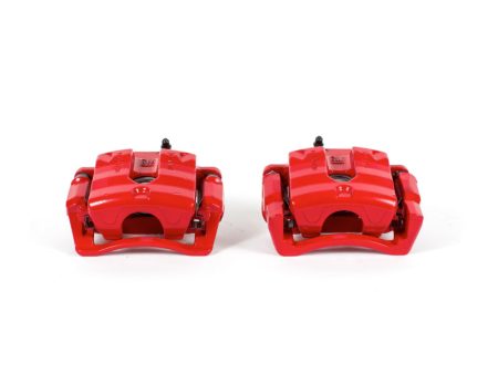 Power Stop 08-14 Cadillac CTS Rear Red Calipers w Brackets - Pair Online